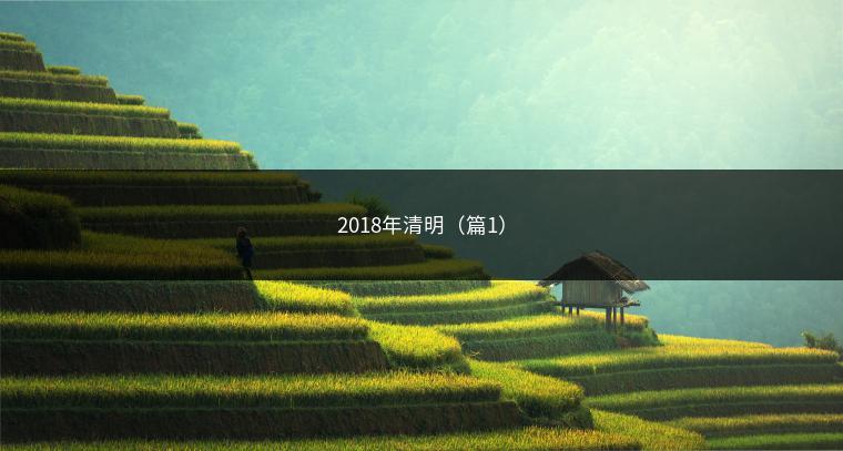 2018年清明（篇1）