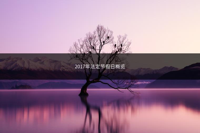 2017年法定节假日概览